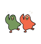 はっぴーインコ（個別スタンプ：30）