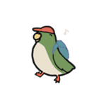 はっぴーインコ（個別スタンプ：38）