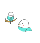 青いことりちゃん（個別スタンプ：40）