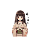 古風なおっとり娘のひとこと（個別スタンプ：16）