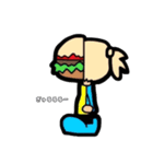 ハンバーガー屋さんのメニュースタンプ（個別スタンプ：24）