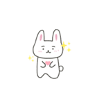 まゆげのうささん（文字なし）（個別スタンプ：3）