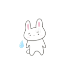 まゆげのうささん（文字なし）（個別スタンプ：12）