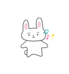 まゆげのうささん（文字なし）（個別スタンプ：13）
