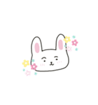 まゆげのうささん（文字なし）（個別スタンプ：14）