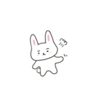 まゆげのうささん（文字なし）（個別スタンプ：15）