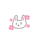 まゆげのうささん（文字なし）（個別スタンプ：18）