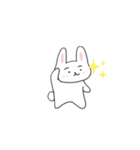 まゆげのうささん（文字なし）（個別スタンプ：23）