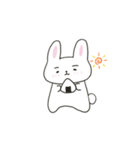 まゆげのうささん（文字なし）（個別スタンプ：24）