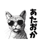 サングラス猫 最新版（個別スタンプ：4）