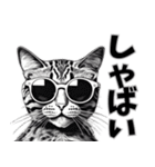サングラス猫 最新版（個別スタンプ：19）