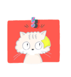 くもにゃん と ぼっしー の仲良しな日々（個別スタンプ：6）