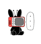 テレビなうさぎ(文字ありver)（個別スタンプ：26）
