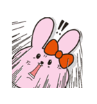 みぃリボンうさぎ2（個別スタンプ：5）
