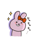みぃリボンうさぎ2（個別スタンプ：9）