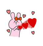 みぃリボンうさぎ2（個別スタンプ：10）