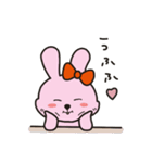 みぃリボンうさぎ2（個別スタンプ：18）