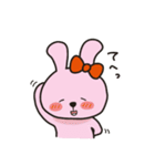 みぃリボンうさぎ2（個別スタンプ：20）