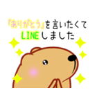 きゃぴばら【とりあえずLINE】（個別スタンプ：4）