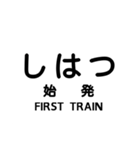 大井川本線・井川線の駅名スタンプ (再販)（個別スタンプ：36）