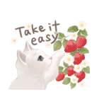 ［英語］大人かわいい♡ねこと花のスタンプ（個別スタンプ：27）