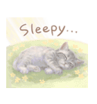［英語］大人かわいい♡ねこと花のスタンプ（個別スタンプ：33）