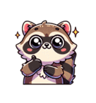 たぬたぬアライグマに（個別スタンプ：7）