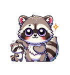 たぬたぬアライグマに（個別スタンプ：8）