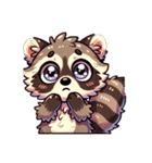 たぬたぬアライグマに（個別スタンプ：9）