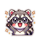 たぬたぬアライグマに（個別スタンプ：13）