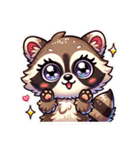 たぬたぬアライグマに（個別スタンプ：14）
