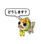 金魚？いいえマンボウです。（個別スタンプ：11）