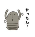 ハニワの日常挨拶（個別スタンプ：3）