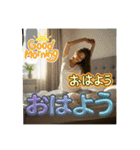 大人ためのひらがなスタンプ ver1.0（個別スタンプ：1）