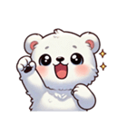 ふわもこシロクマの毎日スタンプ（個別スタンプ：12）