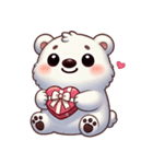 ふわもこシロクマの毎日スタンプ（個別スタンプ：29）