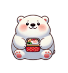 ふわもこシロクマの毎日スタンプ（個別スタンプ：31）