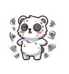 ふわもこシロクマの毎日スタンプ（個別スタンプ：36）
