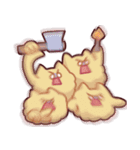 zokunya と 揚げフレンド（個別スタンプ：32）