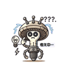 ボルタケ⚡️ビリビリロボきのこ（個別スタンプ：34）
