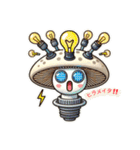 ボルタケ⚡️ビリビリロボきのこ（個別スタンプ：37）