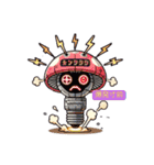 ボルタケ⚡️ビリビリロボきのこ（個別スタンプ：39）