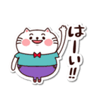 シールみたいなスタンプ[ひたすらOK]猫の日（個別スタンプ：7）