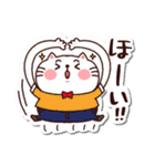 シールみたいなスタンプ[ひたすらOK]猫の日（個別スタンプ：8）