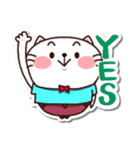 シールみたいなスタンプ[ひたすらOK]猫の日（個別スタンプ：28）