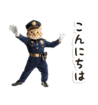 毎日使える♡警察現場ねこ（個別スタンプ：3）