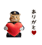 毎日使える♡警察現場ねこ（個別スタンプ：7）