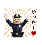 毎日使える♡警察現場ねこ（個別スタンプ：18）