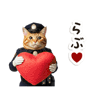 毎日使える♡警察現場ねこ（個別スタンプ：20）