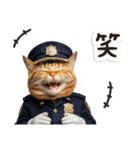 毎日使える♡警察現場ねこ（個別スタンプ：22）